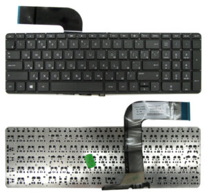 Keyboard HP Pavilion 15-P 15-p00 17-F  w/o frame "ENTER"-small ENG/RU Black