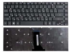 Keyboard Acer Aspire V3-471 V3-431 V3-472 E1-410 E1-422 E1-432 E1-470 E1-472 ES1-511 E5-411  E5-421 E5-471 ES1-431 ES1-411 ES1-521 ES1-522 3830 4755 4830 w/o frame ENG/RU Black