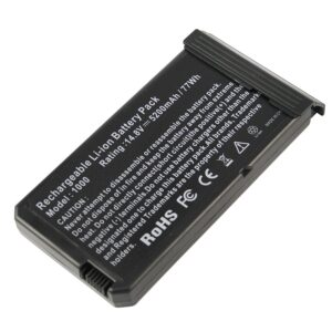 Battery Dell Inspiron 1000 1200 2200 Latitude 110L M5701 T5443 W5543 P5413 G9817 K9343 14.8V 4200mAh Black OEM