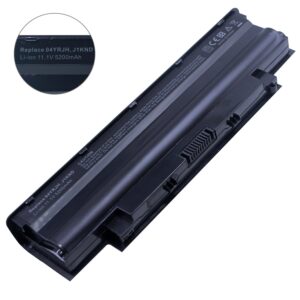 Battery Dell Inspiron N5110 N5010 N7010 N7110 M5010 M5030 N3010 N4010 N4050 N4110 N4120 Vostro 1440 1450 1540 1550 2420 2520 3450 3550 3555 3750 J1KND 4YRJH 9JR2H 6P6PN 7XFJJ 383CW WT2P4 11.1V 5200mAh Black OEM