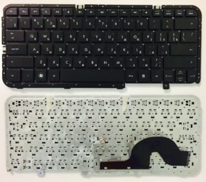 Keyboard HP Pavilion DM3-1000 DM3-2000 w/o frame "ENTER"-small ENG/RU Black