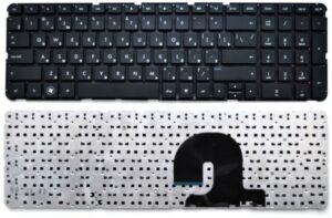 Keyboard HP Pavilion dv7-4000 dv7-5000 w/o frame "ENTER"-small ENG/RU Black
