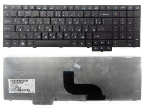 keyboard Acer TravelMate 5760 6595 7750 ENG/RU Black