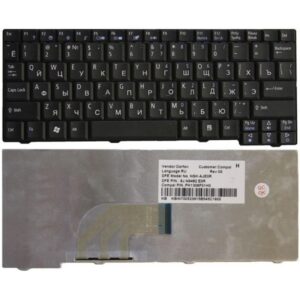 Keyboard Acer Aspire One D150 D250 A110 A150 A250 P531 ENG/RU Black