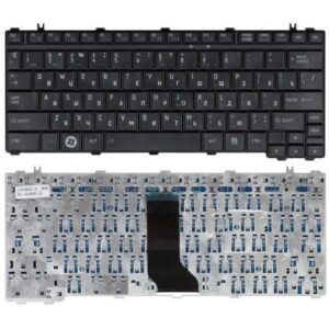 Keyboard Toshiba Satellite T130 T135 U400 U405 U500 U505 E205 Portege  A600 M800 M900 ENG/RU Black
