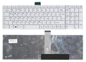 Keyboard Toshiba Satellite C850 C855 C870 C875 L850 L855 L870 L875 P850 P855 P870 P875 ENG/RU White