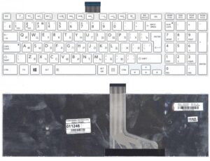 Keyboard Toshiba Satellite C50-A C50D-A C50T-A C55-A C55D-A C55T-A C50DT-A ENG. White