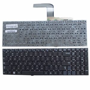 Keyboard Samsung RV509 RV511 RV513 RV515 RV518 RV520 RC508 RC509 RC510 RC511 RC512 RC518 RC520 RC530 RV710 RV711 RV715 RV718 RV719 RV720 w/o frame "ENTER"-small ENG/RU Black