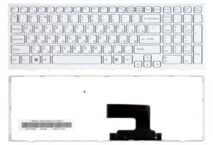 Keyboard Sony VPCEH (EE / EL) w/frame ENG/RU White
