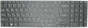 Keyboard Sony SVF15 SVF15A SVF15E w/o frame "ENTER"-small ENG/RU Black