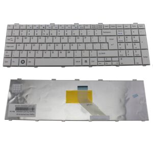 Keyboard Fujitsu Lifebook  AH530 AH531 AH512 NH751 A531 A530 A512 AH502 ENG. White