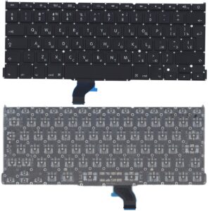 Keyboard Apple Macbook Pro 13" A1502 w/o frame "ENTER"-big ENG/RU Black