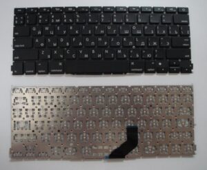 Keyboard Apple Macbook Pro 13" A1425 w/o frame "ENTER"-small ENG/RU Black