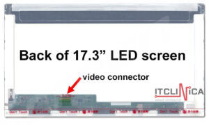 Display 17.3" LED 30 pins HD+ (1600x900) Socket Left-Side Glossy Innolux N173FGE-E23, B173RTN01.1, B173RTN01.3, B173RTN01.4, N173FGE-E11