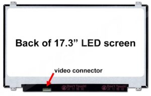 Display 17.3" LED IPS Slim 30 pins Full HD (1920x1080) Socket Left-Side Brackets Up-Down Matte LG LP173WF4(SP)(F1), N173HCE-E31