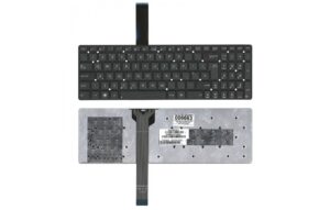 Keyboard Asus K55 A55 U57 A75 K75 R500 R503 R700 F751 X751 w/o frame "ENTER"-Big ENG/RU Black