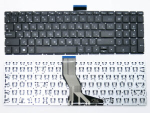 Keyboard HP Pavilion 15-AB, 15-AK, 15-BS, 15-BW, 15-CD, 17-AB w/o frame "ENTER"-small ENG/RU Black