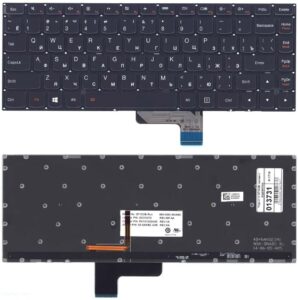 Keyboard Lenovo Yoga 2-13 2-14 3-14 w/o frame "ENTER" - small w/Backlit ENG/RU Black