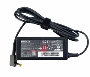 AC Adapter Charger For Acer 19V-3.42A (65W) Round DC Jack 5.5*1.7mm Original by LiteON