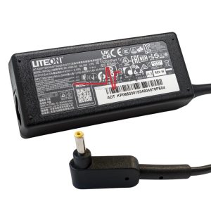 AC Adapter Charger For Acer 19V-3.42A (65W) Round DC Jack 3.0*1.0mm Original by LiteON